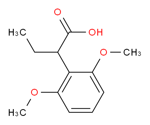 2-(2,6-dimethoxyphenyl)butanoic acid