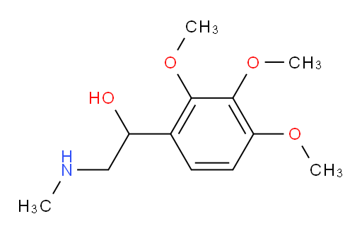 2-(methylamino)-1-(2,3,4-trimethoxyphenyl)ethan-1-ol