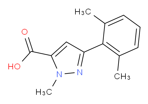 3-(2,6-dimethylphenyl)-1-methyl-1H-pyrazole-5-carboxylic acid