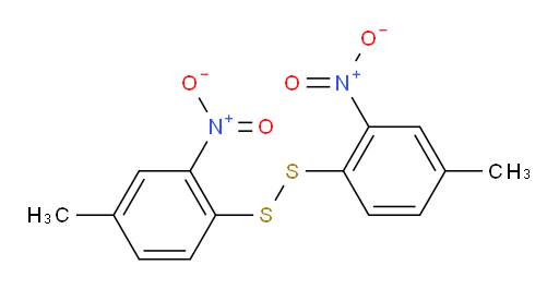 4-methyl-1-[(4-methyl-2-nitrophenyl)disulfanyl]-2-nitrobenzene