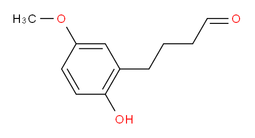 4-(2-hydroxy-5-methoxyphenyl)butanal