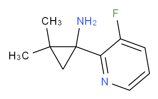 1-(3-fluoropyridin-2-yl)-2,2-dimethylcyclopropan-1-amine