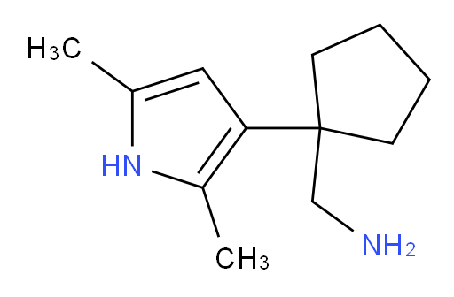 [1-(2,5-dimethyl-1H-pyrrol-3-yl)cyclopentyl]methanamine