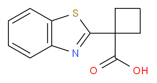 1-(1,3-benzothiazol-2-yl)cyclobutane-1-carboxylic acid