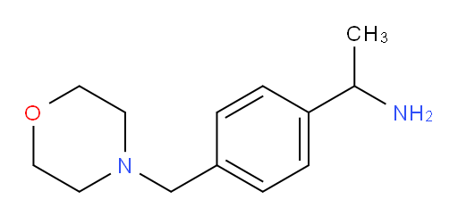 1-{4-[(morpholin-4-yl)methyl]phenyl}ethan-1-amine