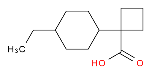 1-(4-ethylcyclohexyl)cyclobutane-1-carboxylic acid
