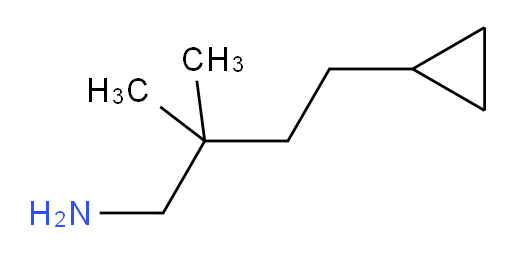4-cyclopropyl-2,2-dimethylbutan-1-amine