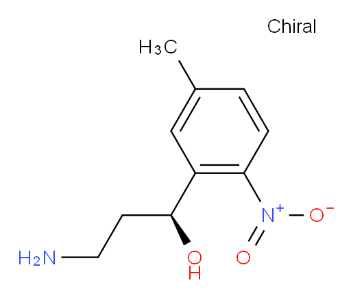 (1S)-3-amino-1-(5-methyl-2-nitrophenyl)propan-1-ol
