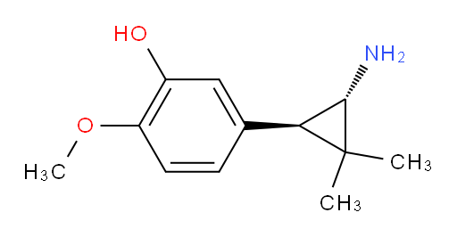 rac-5-[(1R,3S)-3-amino-2,2-dimethylcyclopropyl]-2-methoxyphenol
