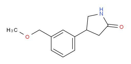 4-[3-(methoxymethyl)phenyl]pyrrolidin-2-one