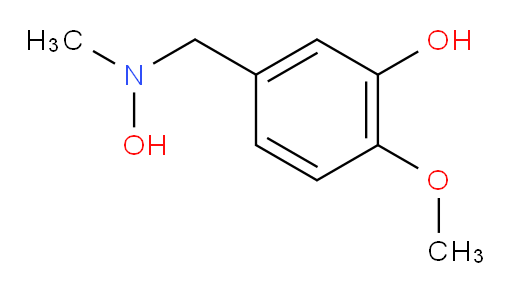 5-{[hydroxy(methyl)amino]methyl}-2-methoxyphenol
