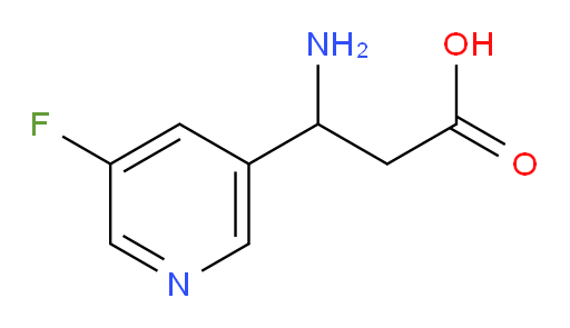 3-amino-3-(5-fluoropyridin-3-yl)propanoic acid