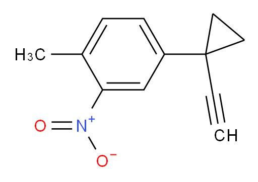 4-(1-ethynylcyclopropyl)-1-methyl-2-nitrobenzene