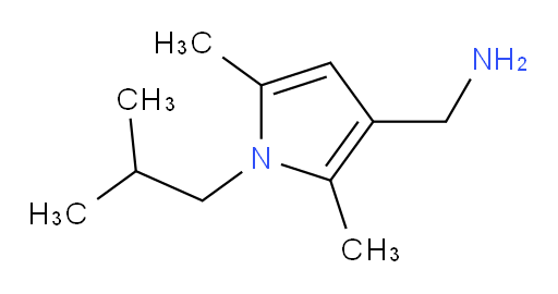 [2,5-dimethyl-1-(2-methylpropyl)-1H-pyrrol-3-yl]methanamine