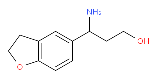 3-amino-3-(2,3-dihydro-1-benzofuran-5-yl)propan-1-ol