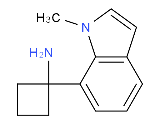 1-(1-methyl-1H-indol-7-yl)cyclobutan-1-amine