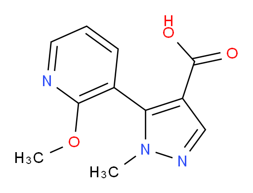 5-(2-methoxypyridin-3-yl)-1-methyl-1H-pyrazole-4-carboxylic acid