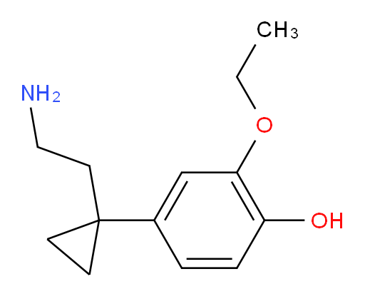 4-[1-(2-aminoethyl)cyclopropyl]-2-ethoxyphenol