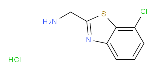 (7-chloro-1,3-benzothiazol-2-yl)methanamine hydrochloride