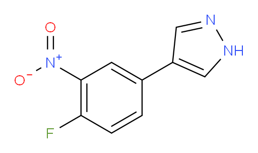 4-(4-fluoro-3-nitrophenyl)-1H-pyrazole