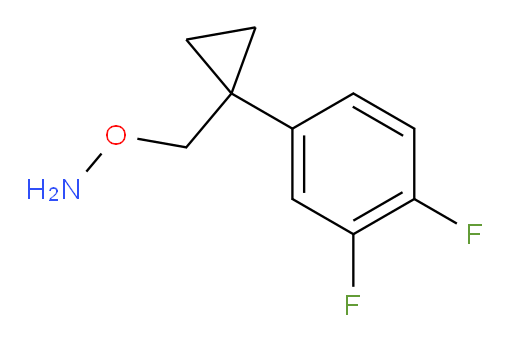 O-{[1-(3,4-difluorophenyl)cyclopropyl]methyl}hydroxylamine