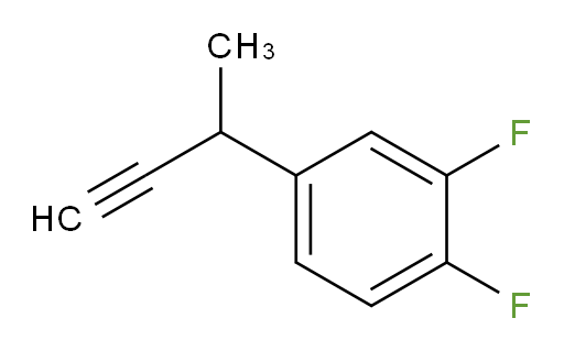 4-(but-3-yn-2-yl)-1,2-difluorobenzene