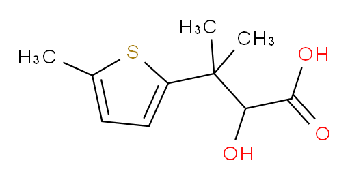 2-hydroxy-3-methyl-3-(5-methylthiophen-2-yl)butanoic acid