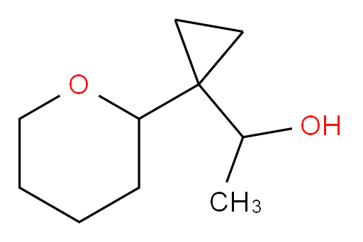 1-[1-(oxan-2-yl)cyclopropyl]ethan-1-ol