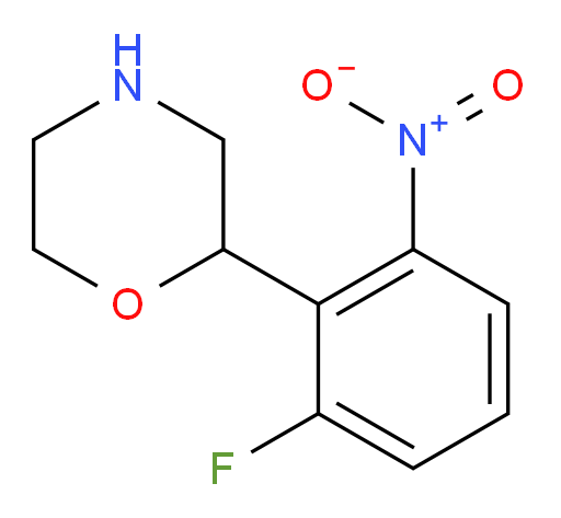 2-(2-fluoro-6-nitrophenyl)morpholine
