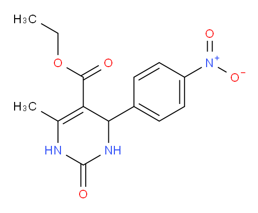 ethyl 6-methyl-4-(4-nitrophenyl)-2-oxo-1,2,3,4-tetrahydropyrimidine-5-carboxylate