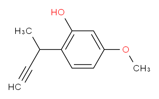 2-(but-3-yn-2-yl)-5-methoxyphenol