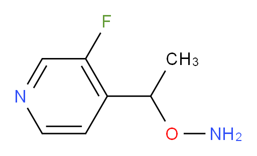 O-[1-(3-fluoropyridin-4-yl)ethyl]hydroxylamine
