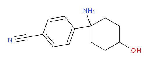 4-(1-amino-4-hydroxycyclohexyl)benzonitrile