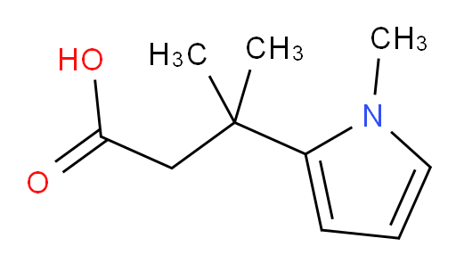 3-methyl-3-(1-methyl-1H-pyrrol-2-yl)butanoic acid