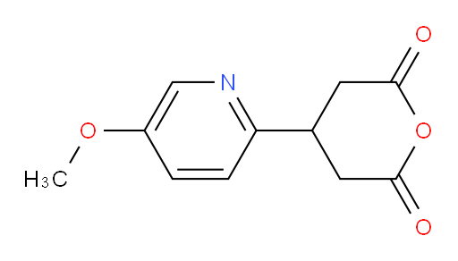 4-(5-methoxypyridin-2-yl)oxane-2,6-dione