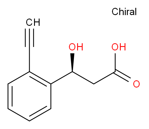 (3S)-3-(2-ethynylphenyl)-3-hydroxypropanoic acid