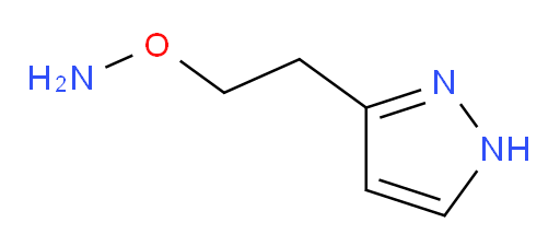 O-[2-(1H-pyrazol-3-yl)ethyl]hydroxylamine