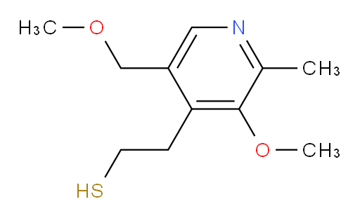 2-[3-methoxy-5-(methoxymethyl)-2-methylpyridin-4-yl]ethane-1-thiol