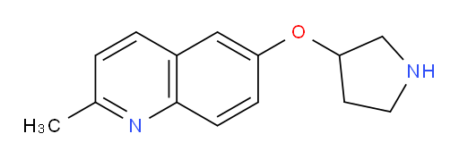 2-methyl-6-(pyrrolidin-3-yloxy)quinoline