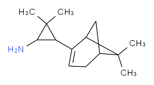 3-{6,6-dimethylbicyclo[3.1.1]hept-2-en-2-yl}-2,2-dimethylcyclopropan-1-amine
