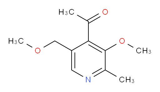 1-[3-methoxy-5-(methoxymethyl)-2-methylpyridin-4-yl]ethan-1-one