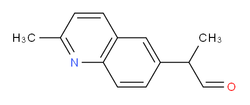 2-(2-methylquinolin-6-yl)propanal