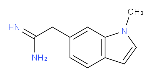 2-(1-methyl-1H-indol-6-yl)ethanimidamide