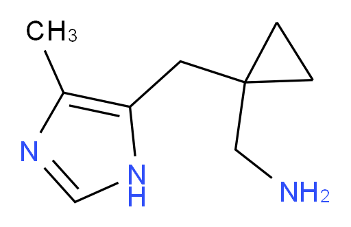 {1-[(4-methyl-1H-imidazol-5-yl)methyl]cyclopropyl}methanamine