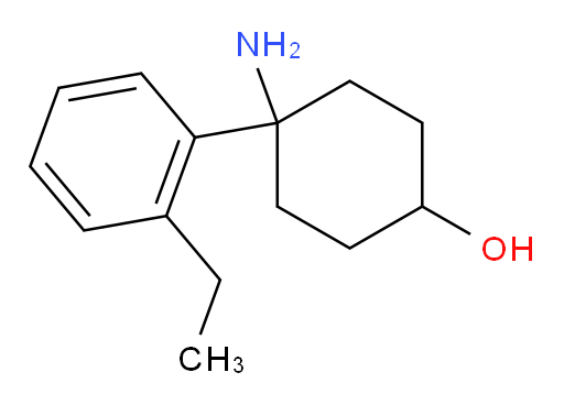 4-amino-4-(2-ethylphenyl)cyclohexan-1-ol