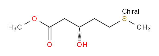 methyl (3R)-3-hydroxy-5-(methylsulfanyl)pentanoate