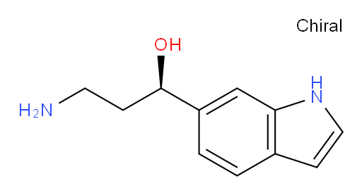 (1R)-3-amino-1-(1H-indol-6-yl)propan-1-ol
