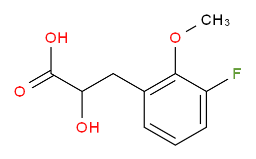 3-(3-fluoro-2-methoxyphenyl)-2-hydroxypropanoic acid