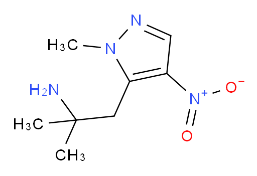 2-methyl-1-(1-methyl-4-nitro-1H-pyrazol-5-yl)propan-2-amine