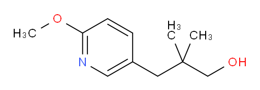 3-(6-methoxypyridin-3-yl)-2,2-dimethylpropan-1-ol